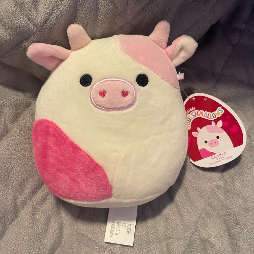 Caedyn the cow squishmallow